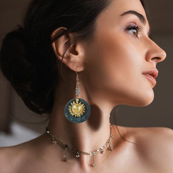 10 Pairs Vintage Dangle Earrings for Women Boho Jewelry Set - Picture 4 of 6